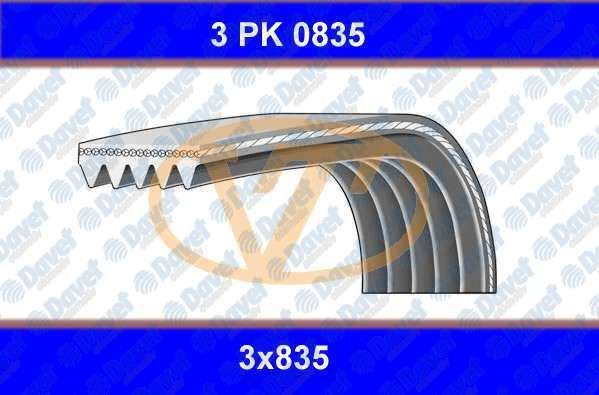 GMB GPK3PK0835 Gmb 3pk835 - Kanalli Kayis